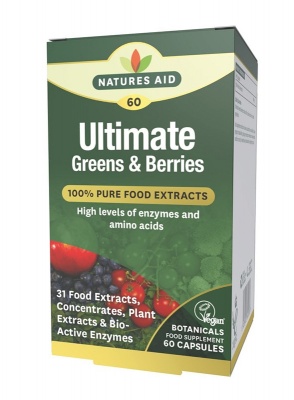 Natures Aid Ultimate Greens and Berries 60 caps